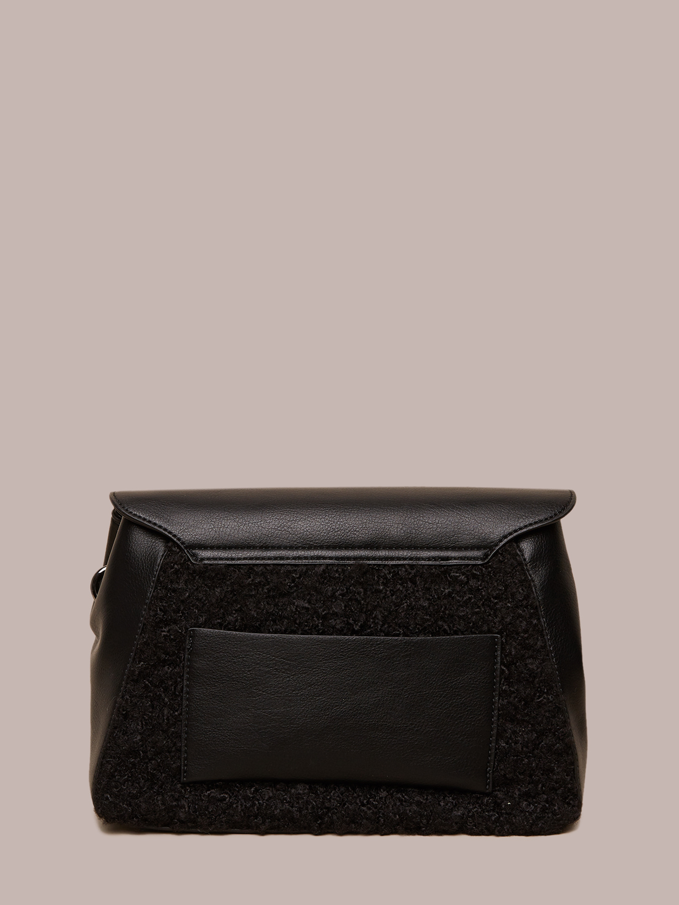 Borsa a tracolla effetto peluche image number 3