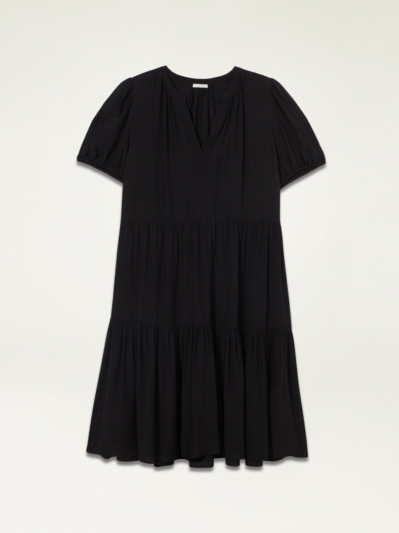 Vestito maniche corte in viscosa image number 4