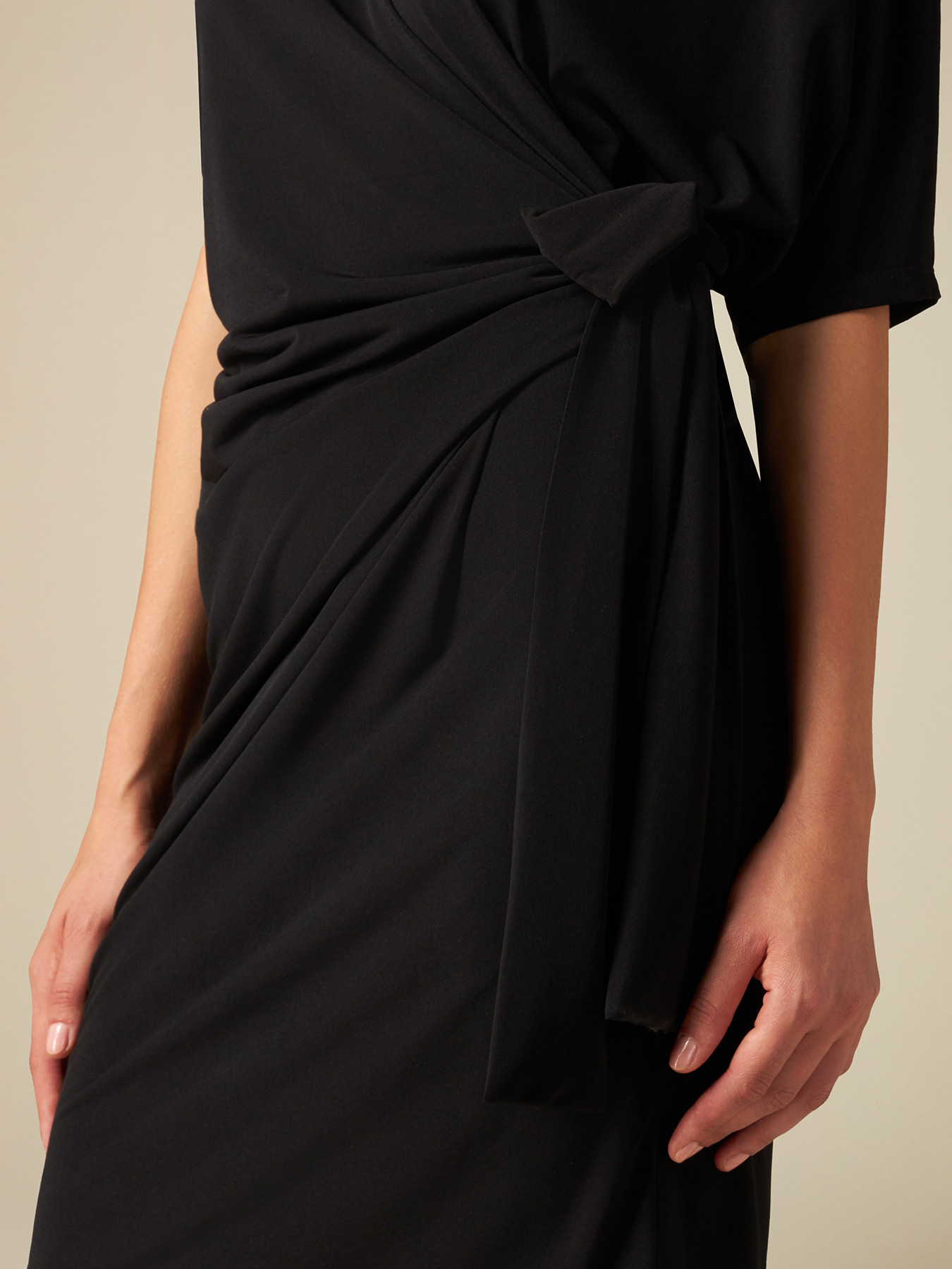 Vestito in jersey con nodo image number 2