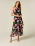 Vestito flare senza maniche fantasia image number 0