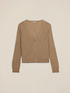 V-neck cashmere blend cardigan image number 3