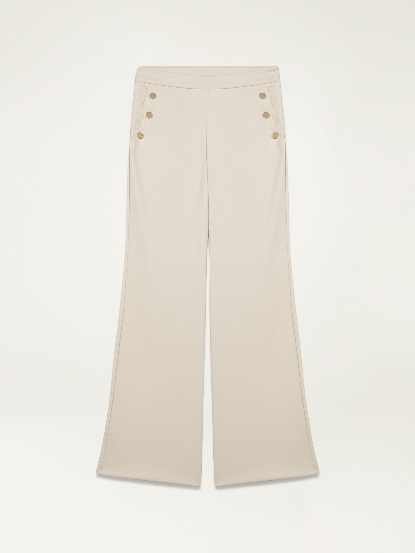 Pantalones modelo Palazzo de franela image number 4