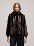 Mink-effect winter jacket image number 0