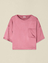 Blusa boxy en raso de viscosa image number 3