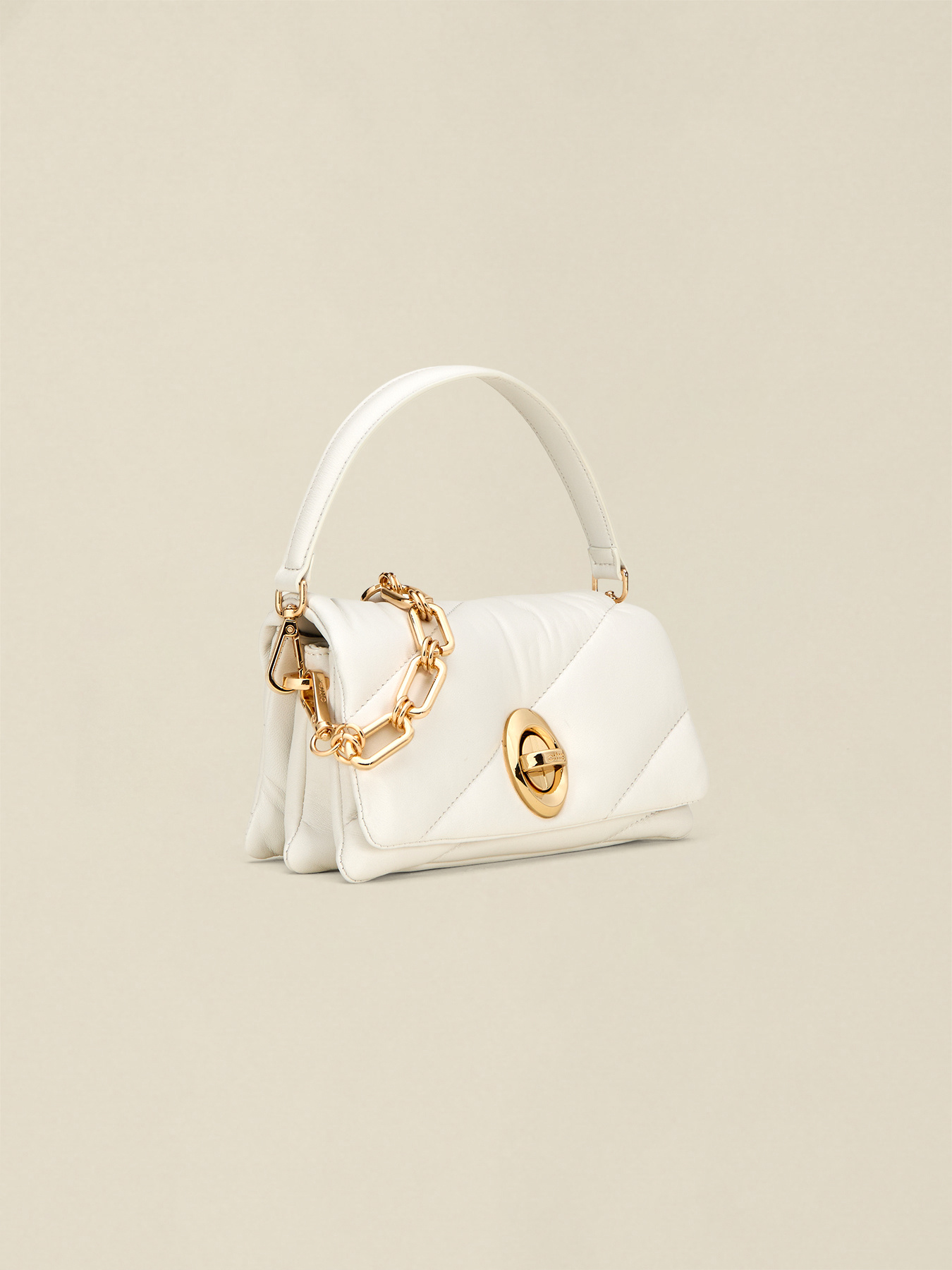 Mini bag Ophelia puffy in quilted genuine leather image number 4