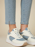 Umweltfreundliche Skinny-Jeans in Stone-Bleached-Waschung mit Nieten image number 2