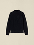 Mixed angora turtleneck with embroidery image number 3
