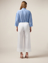 Cotton blend palazzo pants image number 1