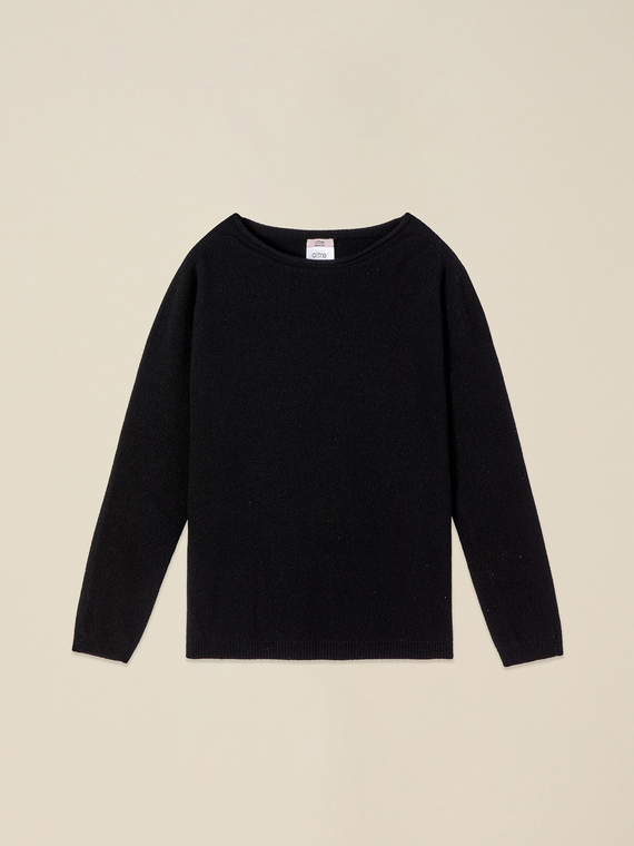 Pullover mit Mikro-Pailletten