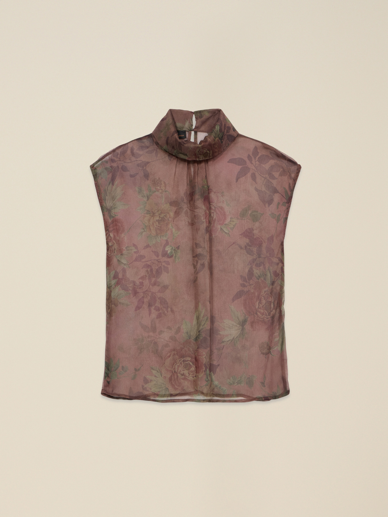 Fantasiebluse aus Crêpe-Gewebe image number 3