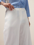 Cotton blend palazzo pants image number 2