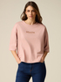 T-shirt en coton avec broderie lettering image number 0