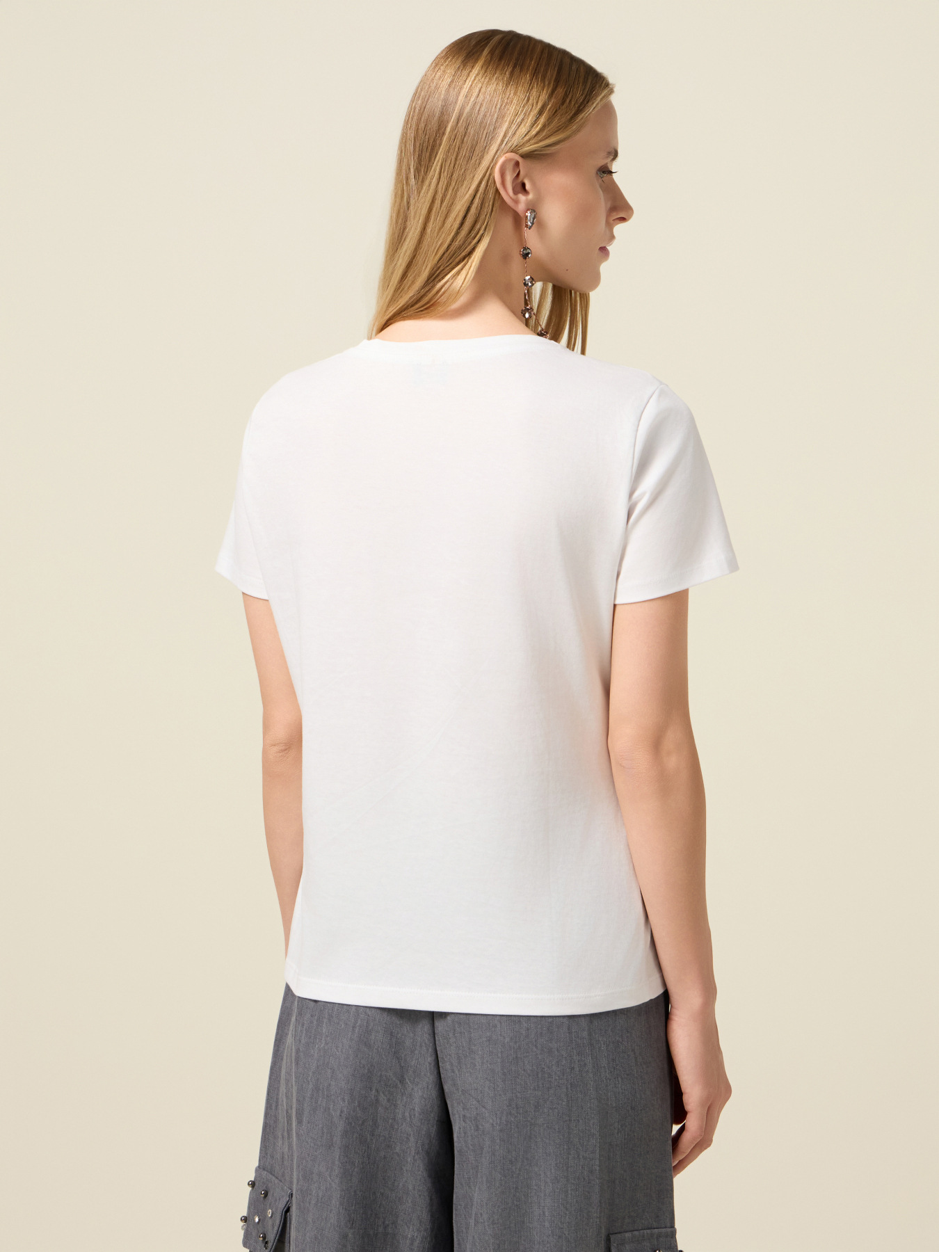 Camiseta de punto jersey con bordado image number 1