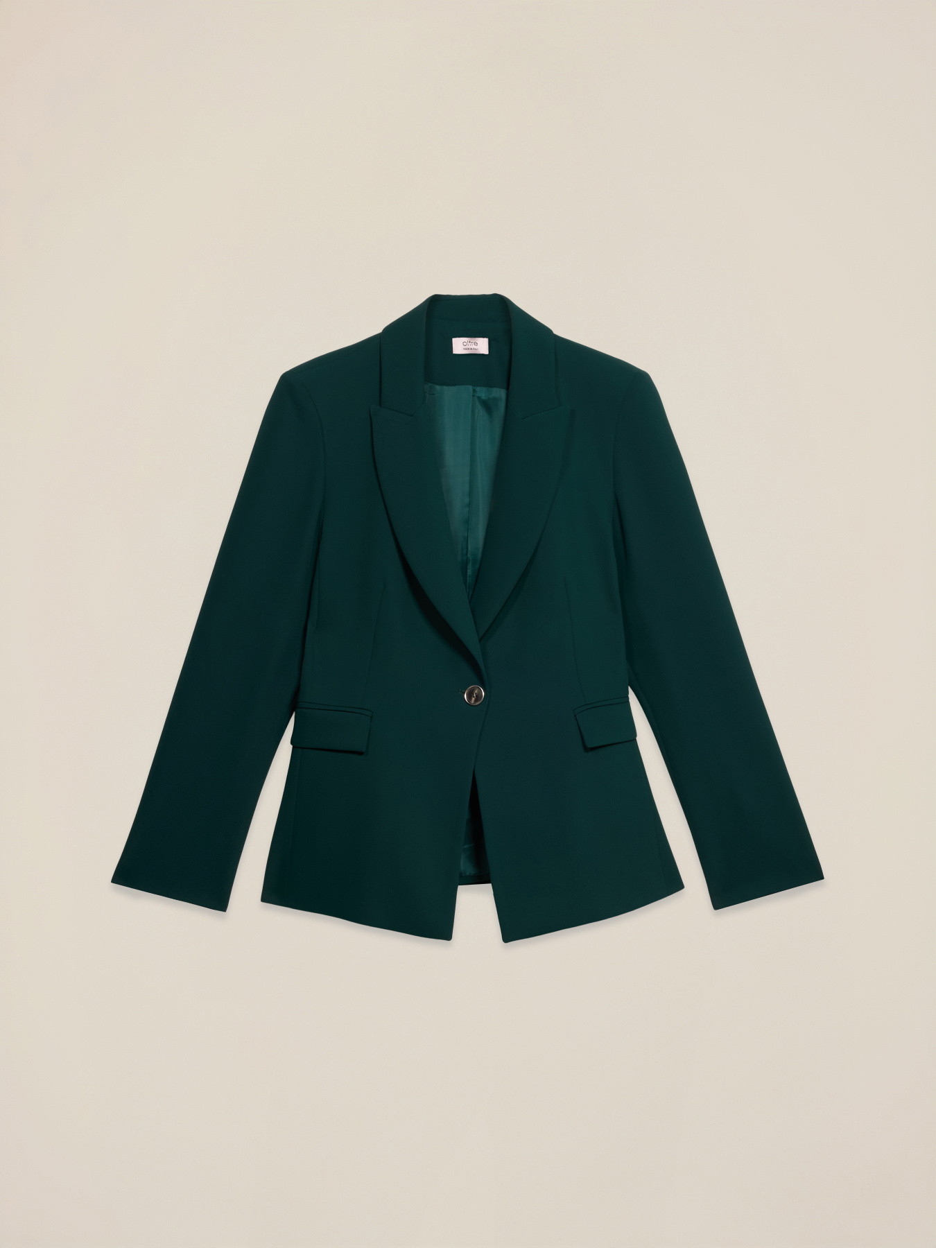 Crepe fabric blazer image number 5