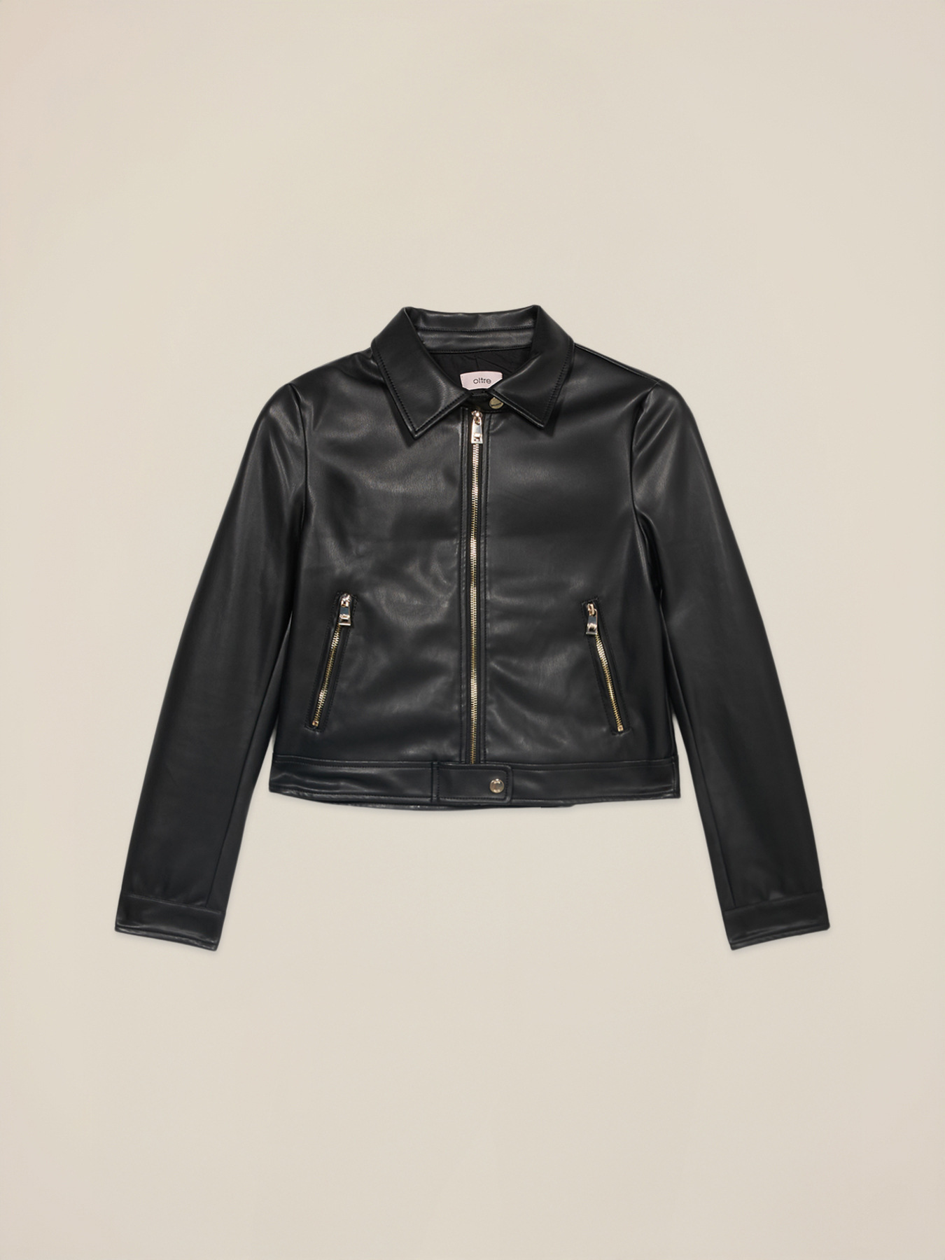 Chaqueta corta con cremallera y botones image number 4