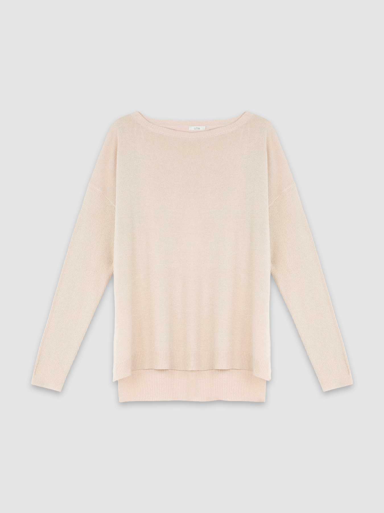 Maglia lurex scollo a barchetta image number 3
