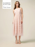 Rochie midi din dantelă amestec de bumbac image number 0