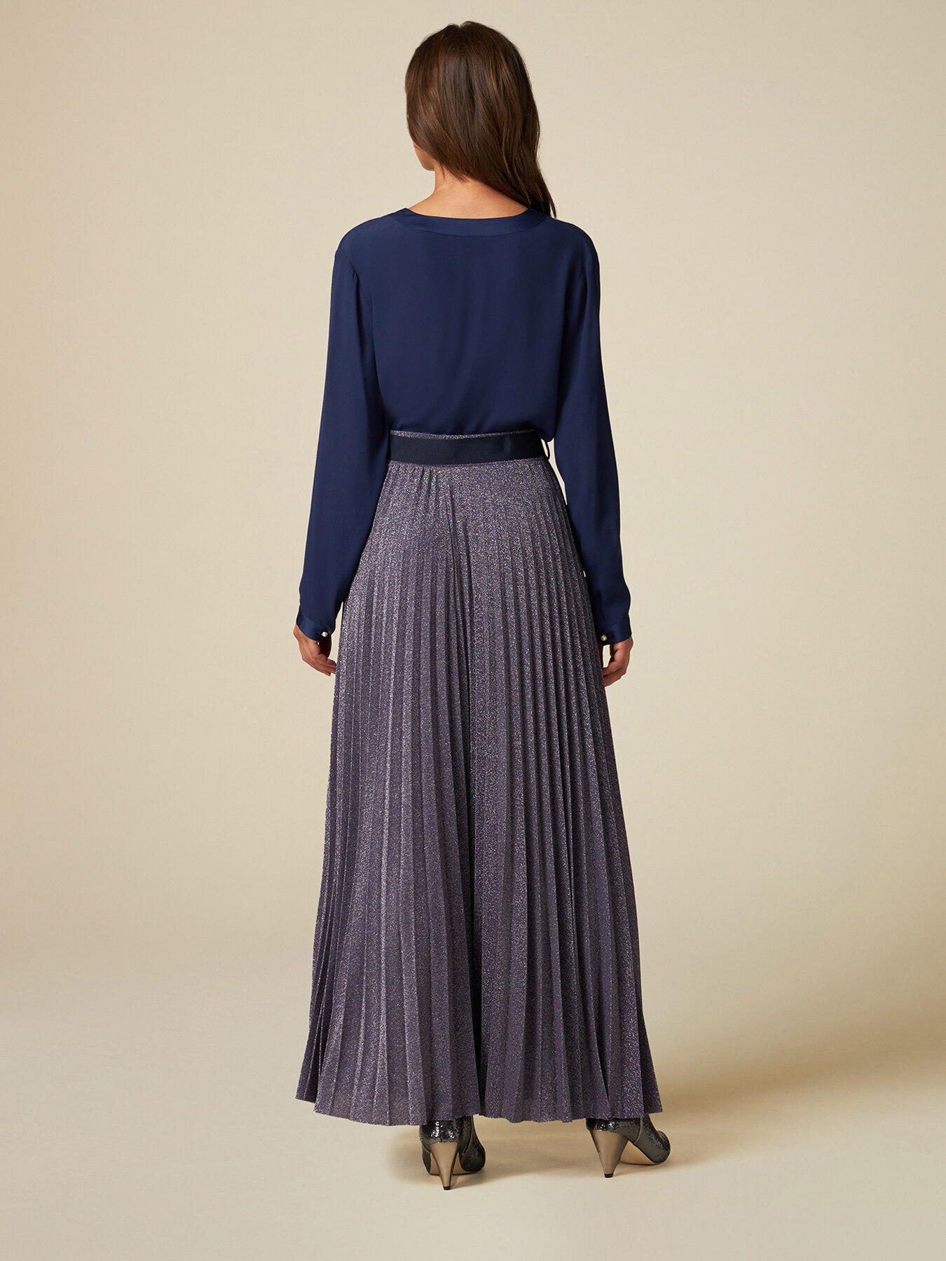 Falda de l&uacute;rex plisada image number 1