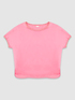 Blusa boxy con bordo lurex image number 3