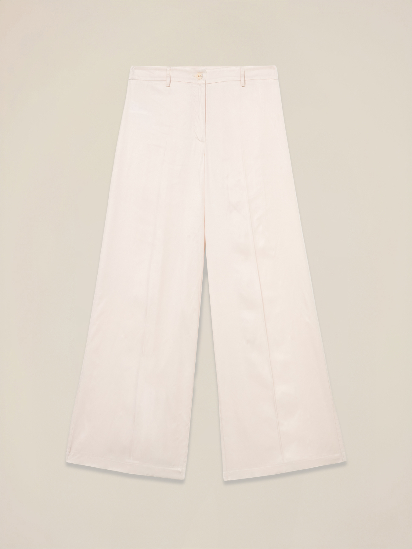 Pantaloni palazzo in raso image number 4