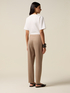 Chinos with waist detail image number 1