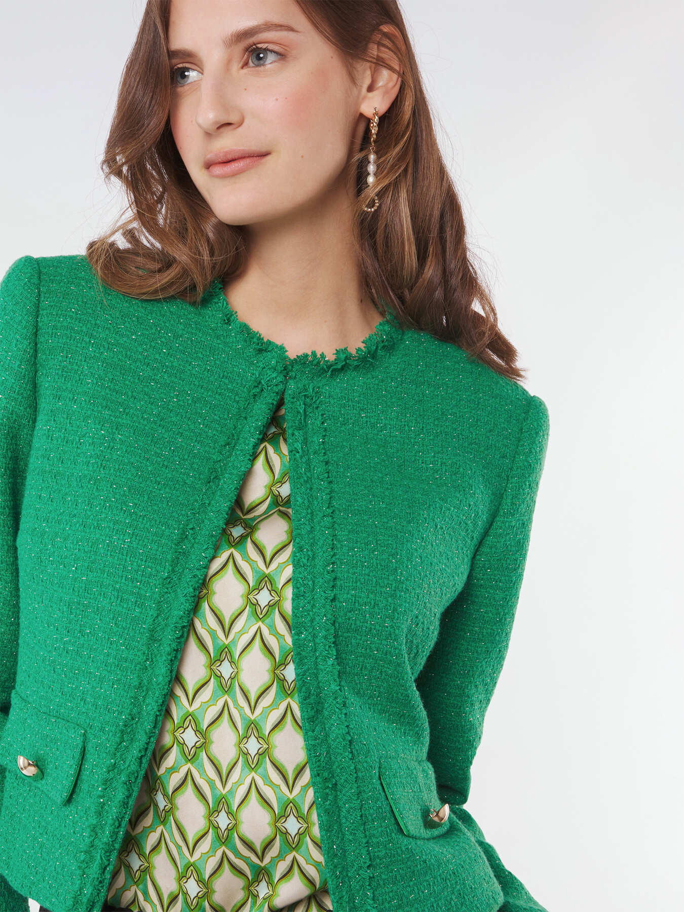 Short tweed jacket image number 2