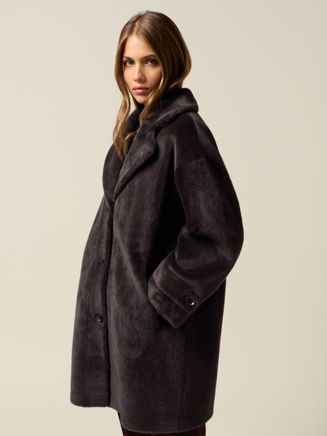 Manteau en tissu souple image number 2