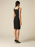 Sheath dress with metal buckle image number 1