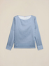 Blusa de sat&eacute;n a rayas image number 4