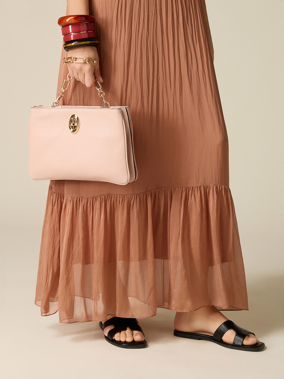 Sac bandouli&egrave;re en cuir v&eacute;ritable