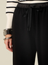 Joggers with satin details image number 2