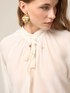 Blusa in mussola misto seta image number 2