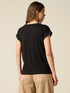 T-shirt con applicazione e perle image number 1