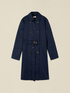 Double-breasted trench coat with belt image number 3
