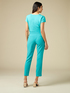 Stovepipe trousers with chain image number 1