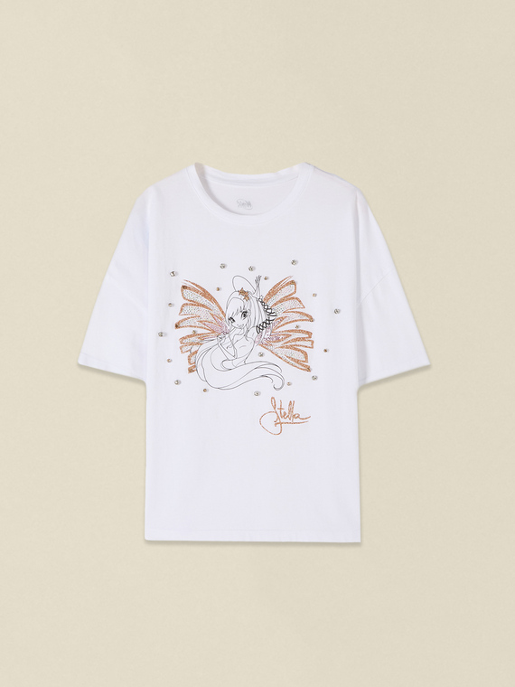 Winx T-shirt with print and sequins