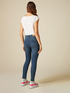Eco friendly skinny jeans with jewel button image number 1