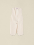 Gilet tailleur m&eacute;lange viscose image number 3