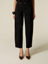 Pantaloni barrel misto cotone e lyocell image number 3