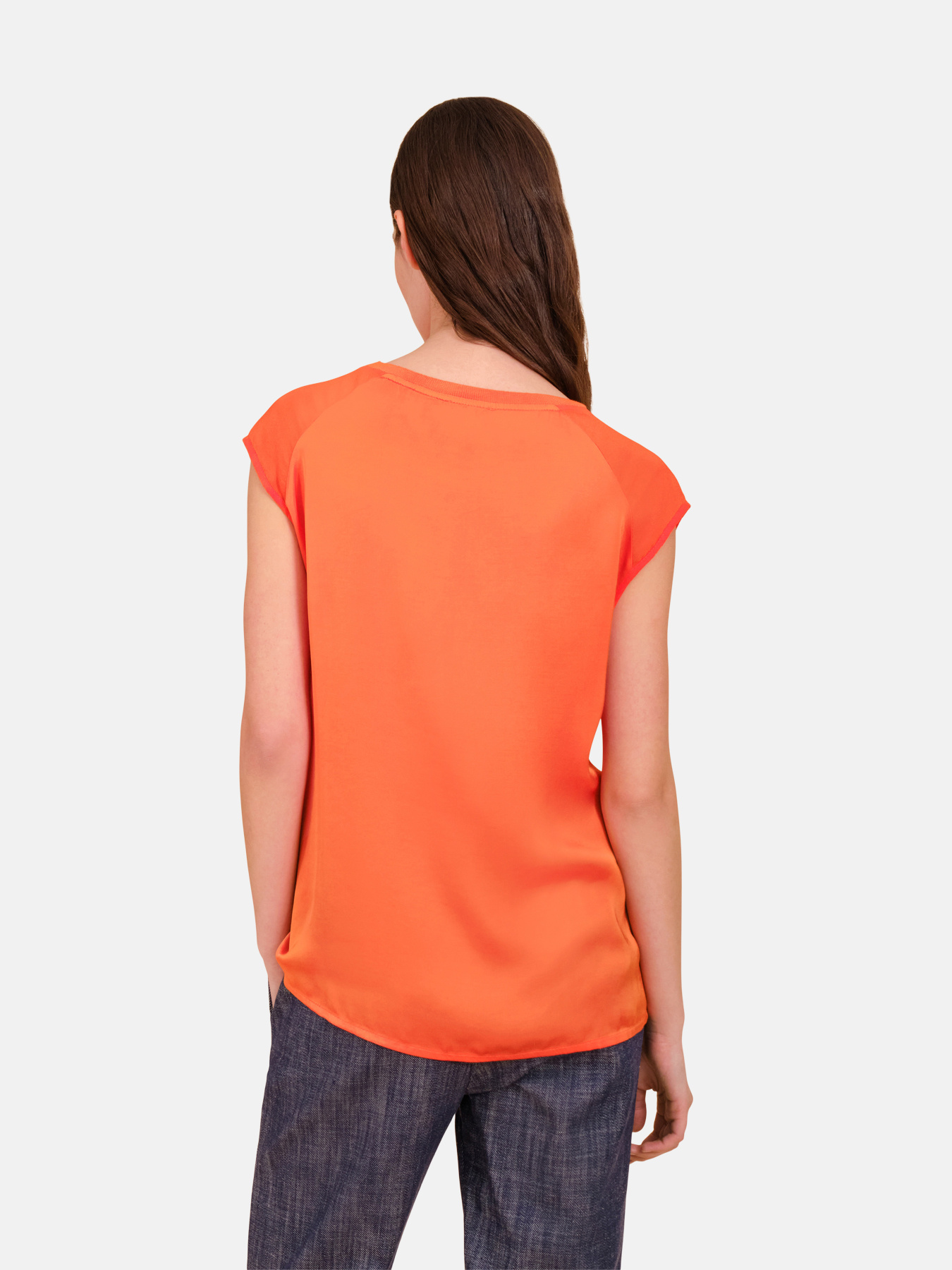 Top en satin de viscose image number 3