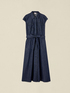Hemdblusenkleid aus Denim mit Stickereien image number 3