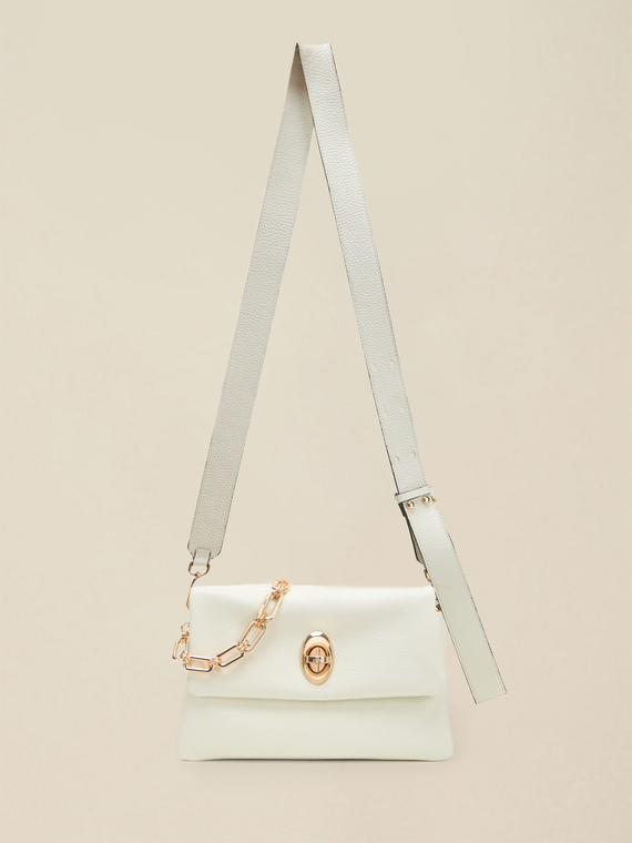 Sac bandouli&egrave;re en cuir v&eacute;ritable