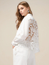 Camicia boxy con retro in pizzo image number 1