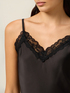 Top-Dessous aus Satin und Spitze image number 1