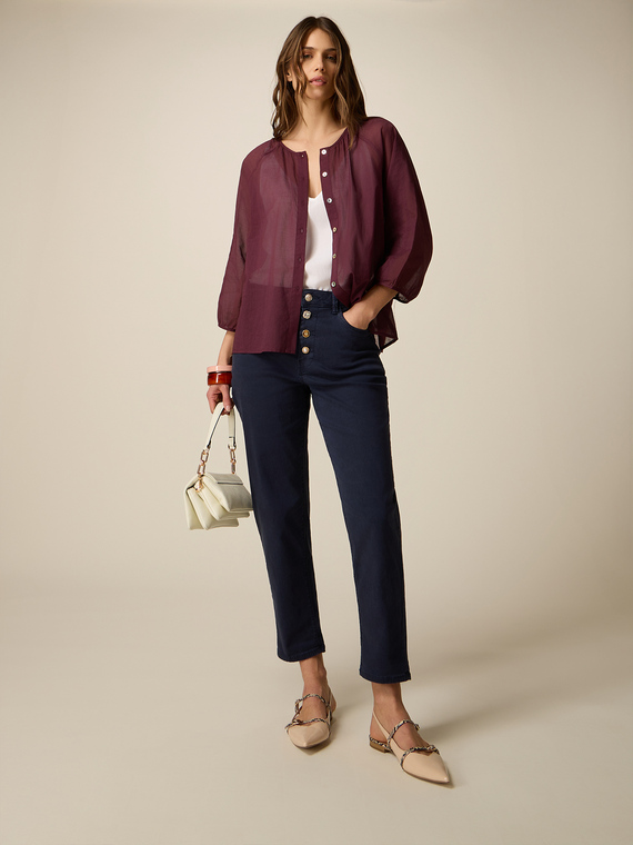 Boyslim lyocell blend trousers