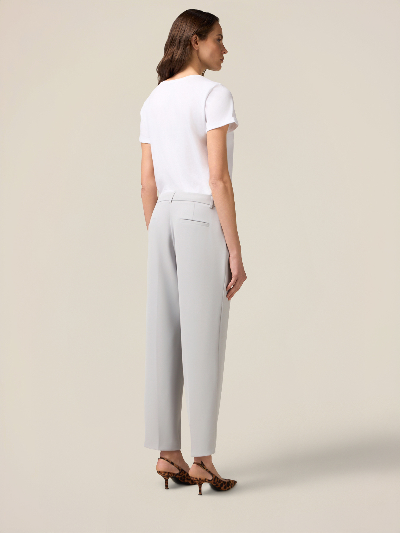 Pantaloni in tessuto fluido image number 1