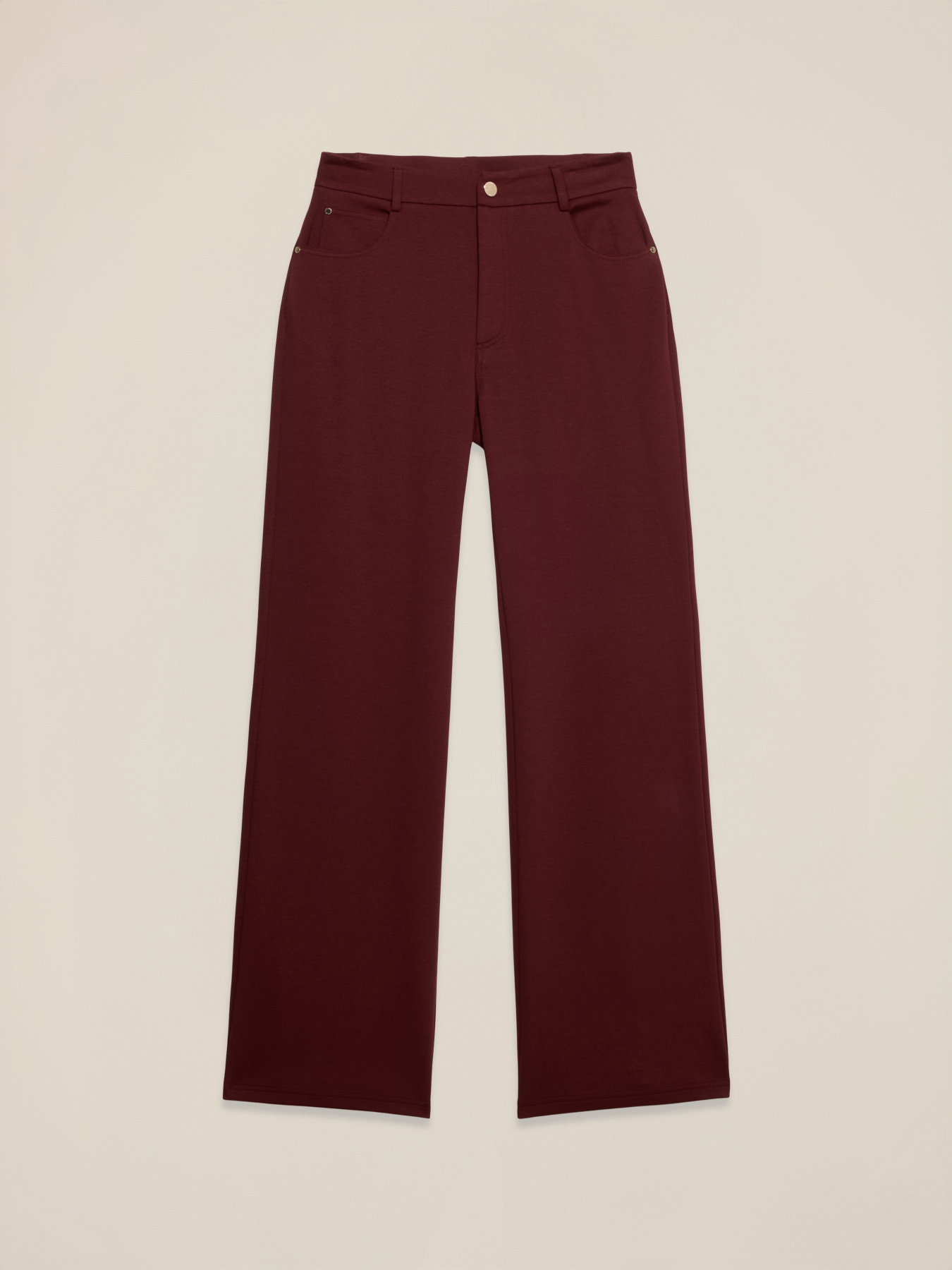 Cotton blend palazzo pants image number 4