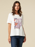 Camiseta con estampado y aplicaciones image number 0
