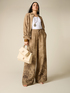 Palazzo pants in patterned viscose image number 0