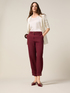 Pantalones baggy de lino/viscosa image number 0